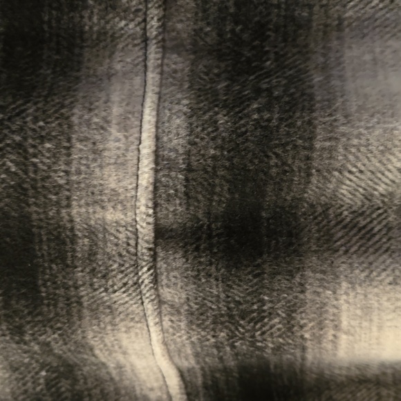 A.N.A. BRAND WOMEN'S BLACK AND WHITE PLAID FLANNEL PLUS SIZE JACKET SIZE 1X - Picture 9 of 16